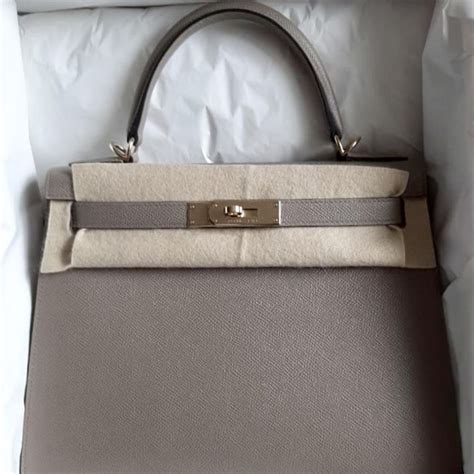 hermes kelly 28 gris asphalte|Hermes gray color.